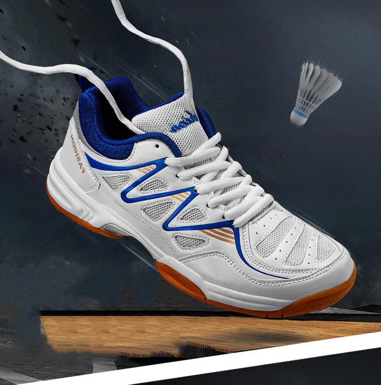 New Professional Tennis Shoes for Men Women Breathable Badminton Volleyball Shoes Indoor Sport Training Sneakers Tennis Big Size