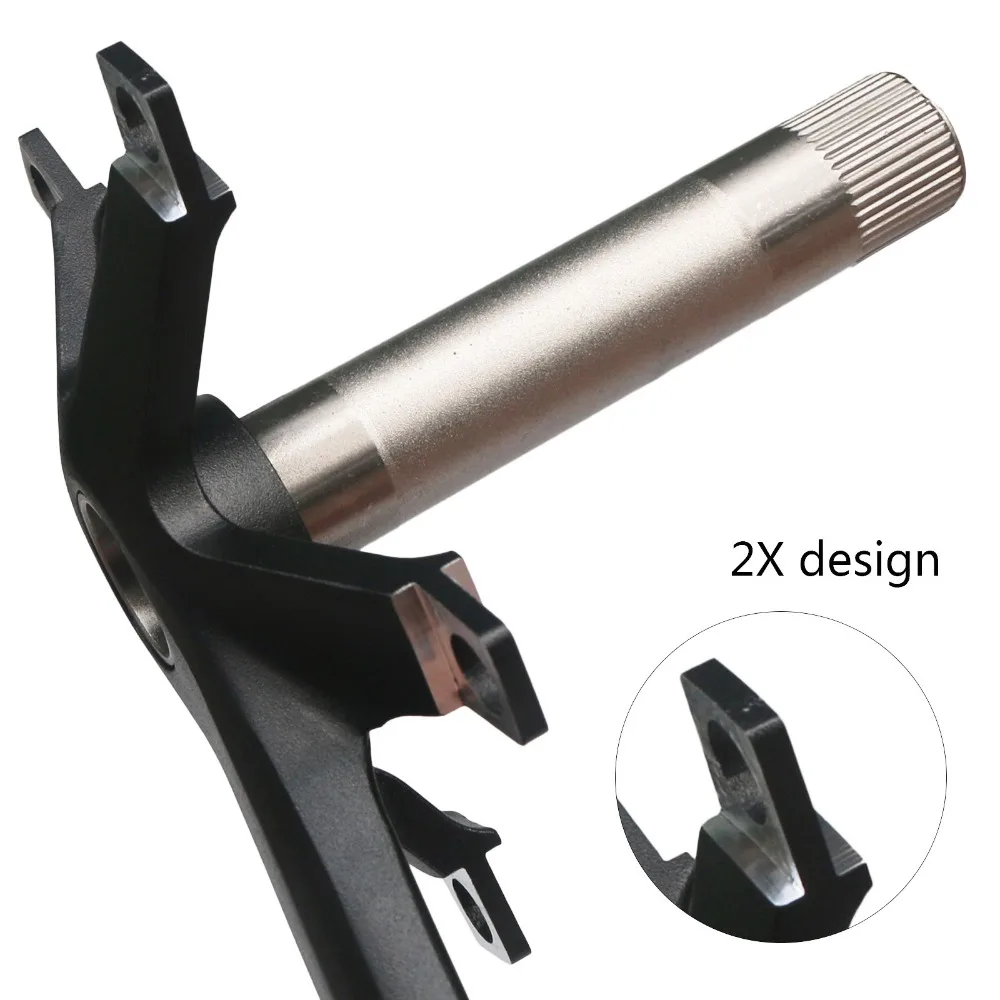 152mm 165mm 170mm 130BCD Bicycle Crankset Hollow Integrated Single Speed 5 Nail Folding Road Bike Crank set BB 44T Chainwheel