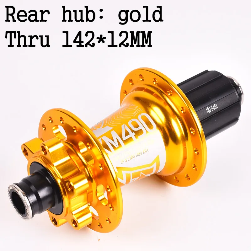Koozer XM490 28 32 36 Holes Bicycle Hubs 4 Bearing MTB Disc Brake Hubs Mountain Bike Hub Rear Front 9*100mm or Rear 135x10mm