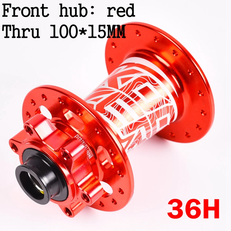 Koozer XM490 28 32 36 Holes Bicycle Hubs 4 Bearing MTB Disc Brake Hubs Mountain Bike Hub Rear Front 9*100mm or Rear 135x10mm