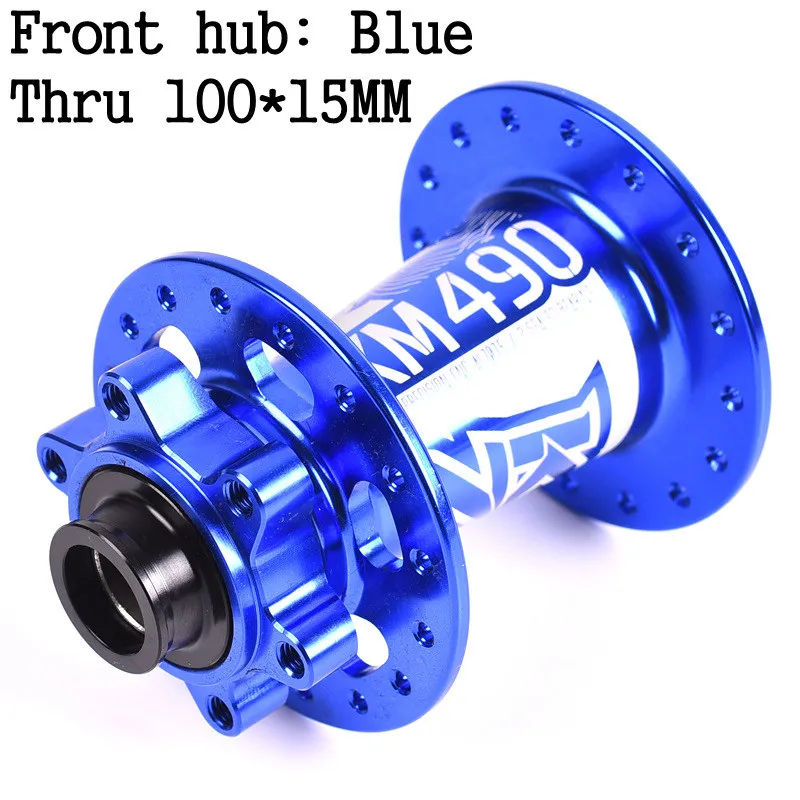 Koozer XM490 28 32 36 Holes Bicycle Hubs 4 Bearing MTB Disc Brake Hubs Mountain Bike Hub Rear Front 9*100mm or Rear 135x10mm