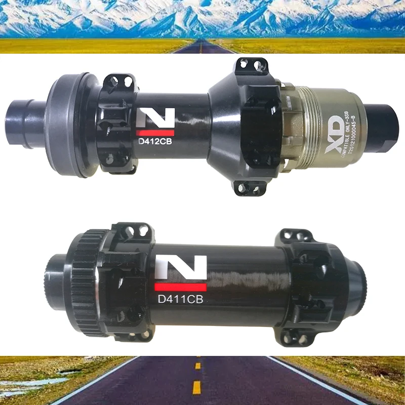 Novatec D411CB D412CB 24 Hole Hub Center Lock Front QR/12/15X100mm Rear QR/12X135mm/12X142mm Shiman/HG 8-11S XD XDR Microspline