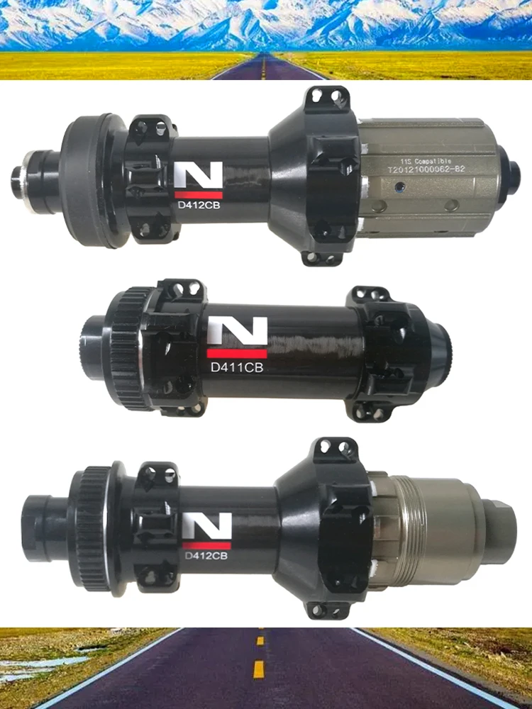Novatec D411CB D412CB 24 Hole Hub Center Lock Front QR/12/15X100mm Rear QR/12X135mm/12X142mm Shiman/HG 8-11S XD XDR Microspline