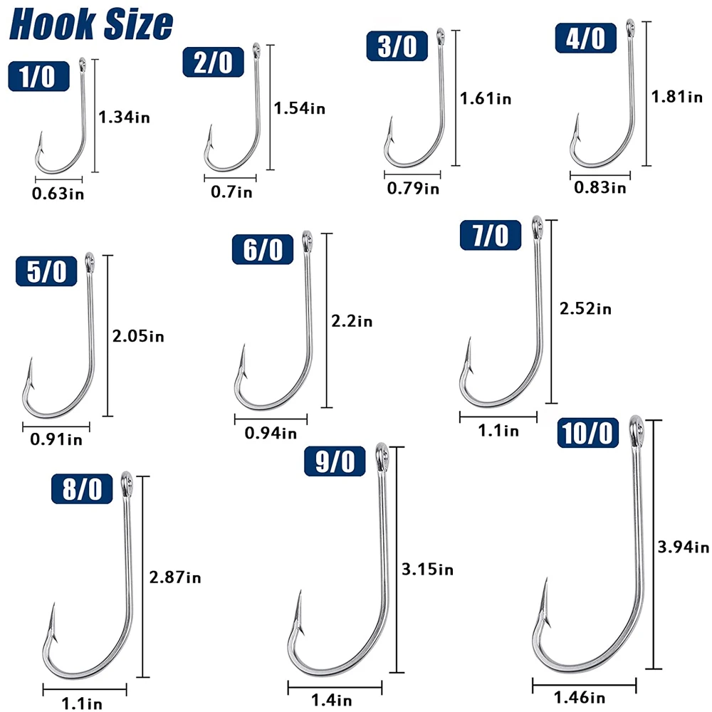 500Pcs Stainless Steel Fishing Hooks Long Shank Barbed Saltwater Fishing Hooks For Worm Single Circle Carp Fishing Hook
