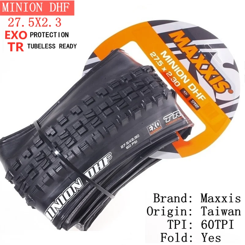 Maxis Minion DHF (M301Ru) 26x2.3 27.5x2.3/2.5/2.8 29x2.3/2.5 Folding Downhill Tires For Mountain Bikes Are More Wear-resistant