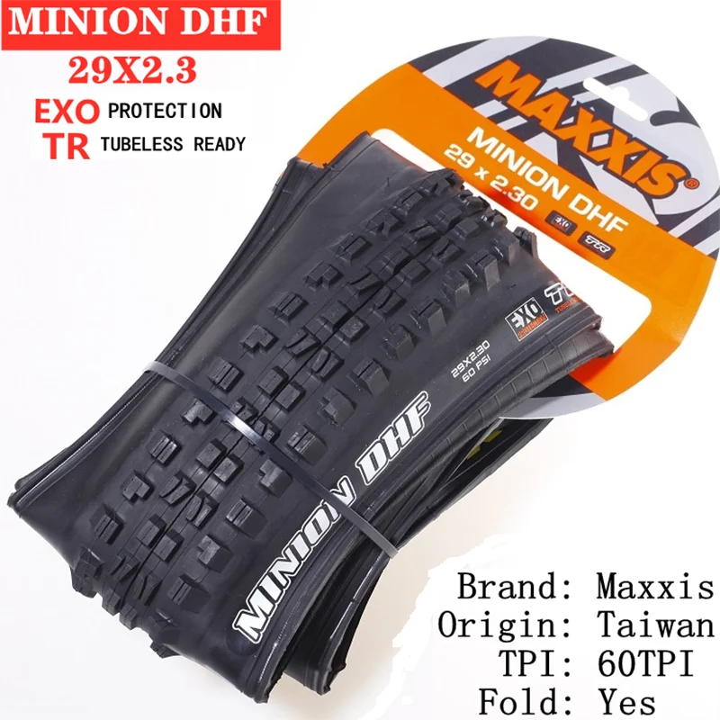 Maxis Minion DHF (M301Ru) 26x2.3 27.5x2.3/2.5/2.8 29x2.3/2.5 Folding Downhill Tires For Mountain Bikes Are More Wear-resistant