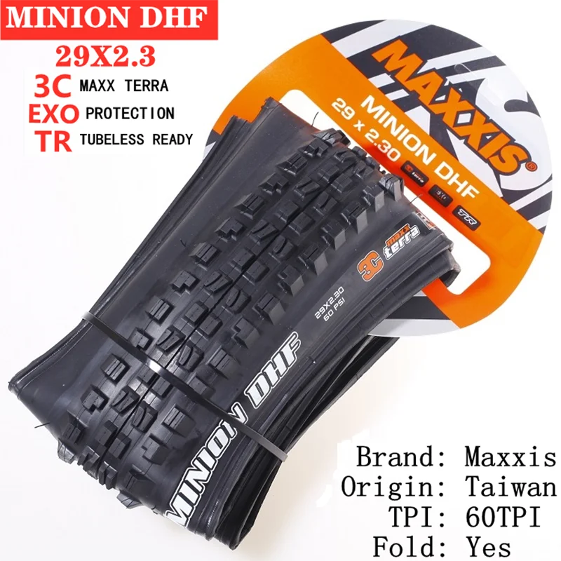 Maxis Minion DHF (M301Ru) 26x2.3 27.5x2.3/2.5/2.8 29x2.3/2.5 Folding Downhill Tires For Mountain Bikes Are More Wear-resistant