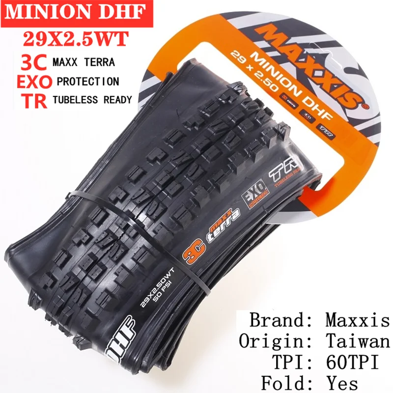 Maxis Minion DHF (M301Ru) 26x2.3 27.5x2.3/2.5/2.8 29x2.3/2.5 Folding Downhill Tires For Mountain Bikes Are More Wear-resistant