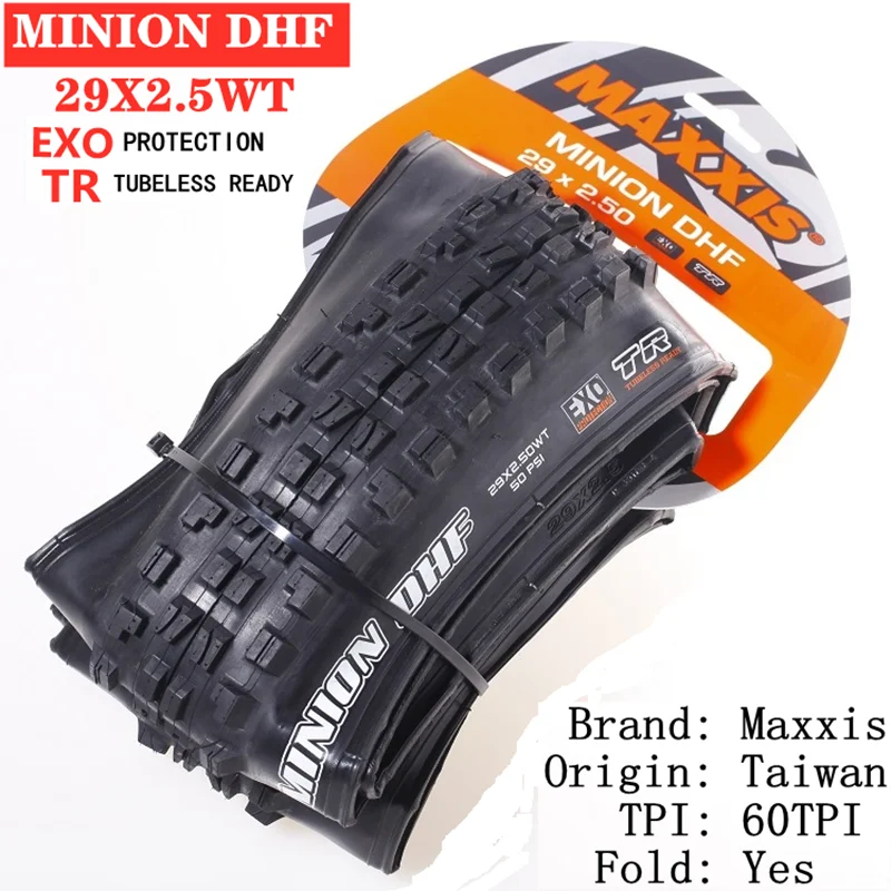 Maxis Minion DHF (M301Ru) 26x2.3 27.5x2.3/2.5/2.8 29x2.3/2.5 Folding Downhill Tires For Mountain Bikes Are More Wear-resistant