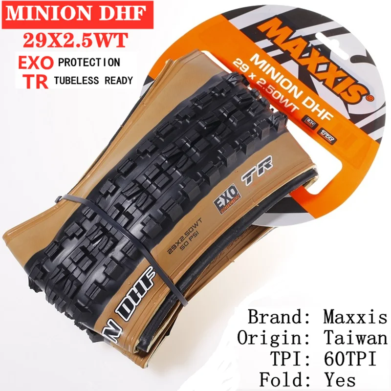 Maxis Minion DHF (M301Ru) 26x2.3 27.5x2.3/2.5/2.8 29x2.3/2.5 Folding Downhill Tires For Mountain Bikes Are More Wear-resistant