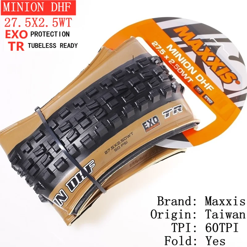 Maxis Minion DHF (M301Ru) 26x2.3 27.5x2.3/2.5/2.8 29x2.3/2.5 Folding Downhill Tires For Mountain Bikes Are More Wear-resistant