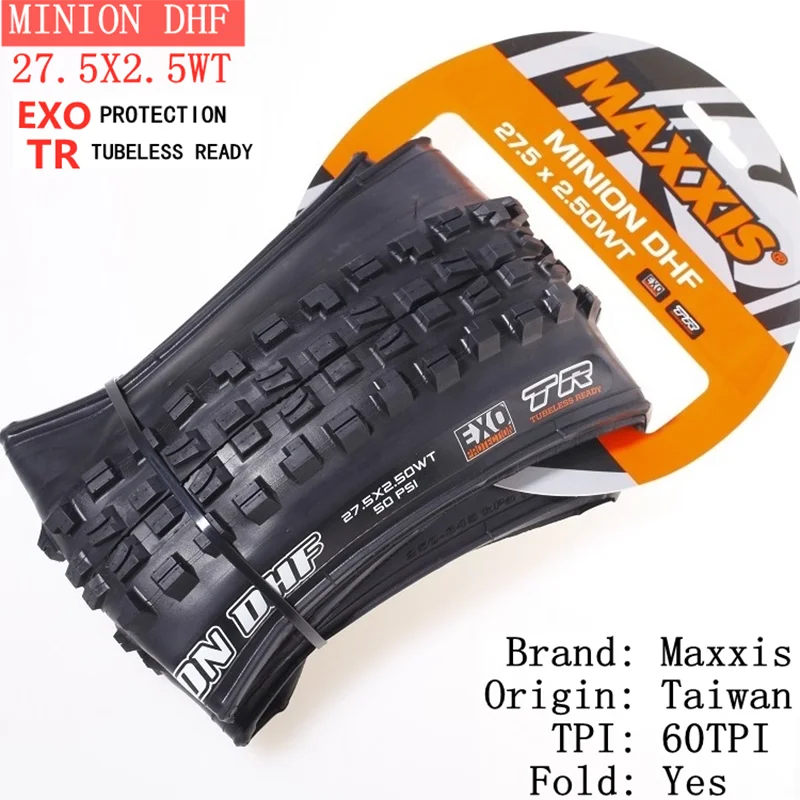 Maxis Minion DHF (M301Ru) 26x2.3 27.5x2.3/2.5/2.8 29x2.3/2.5 Folding Downhill Tires For Mountain Bikes Are More Wear-resistant