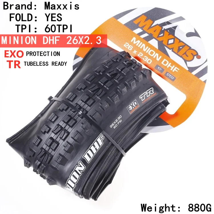 Maxis Minion DHF (M301Ru) 26x2.3 27.5x2.3/2.5/2.8 29x2.3/2.5 Folding Downhill Tires For Mountain Bikes Are More Wear-resistant