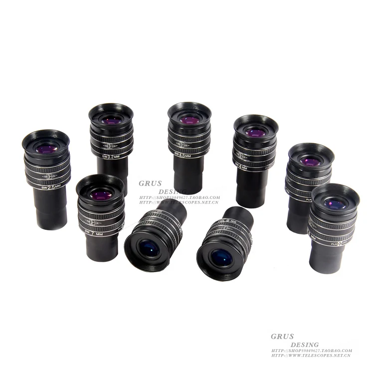 AQUILA Telescope TMB Eyepiece 2.5mm/3.2mm/4mm/5mm/6mm/7mm/7.5mm/8mm/9mm Planetary II FOV 58 Degree Wide Angle 1.25inch
