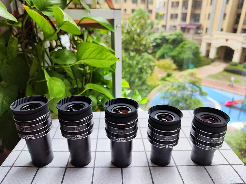 AQUILA Telescope TMB Eyepiece 2.5mm/3.2mm/4mm/5mm/6mm/7mm/7.5mm/8mm/9mm Planetary II FOV 58 Degree Wide Angle 1.25inch