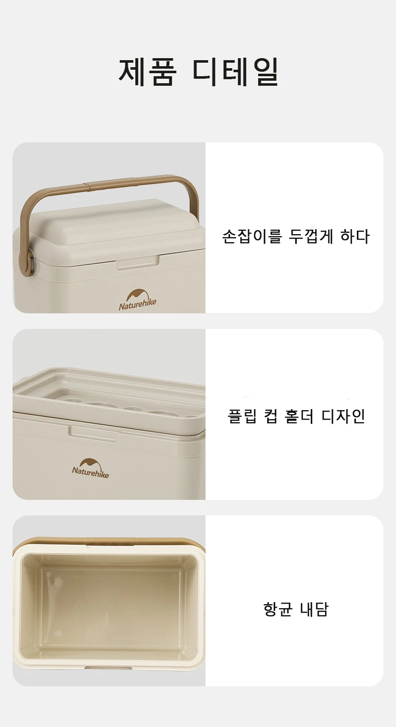 Naturehike 13/24/33L Cooler Box Large Capacity Portable Incubator Refrigerator In Car Ice Chest Outdoor Bbq Camping Storage Box