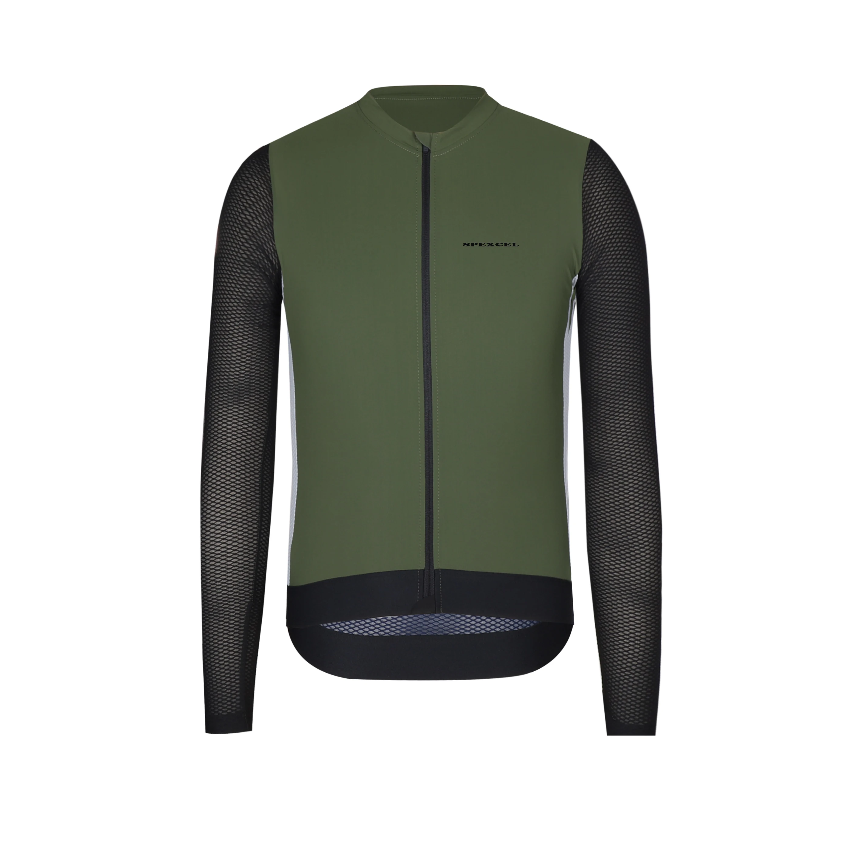 SPEXCEL New Pro Team mesh Long Sleeve Cycling Jersey Sun protection Coldback Tech Fabric low collar design for men and women