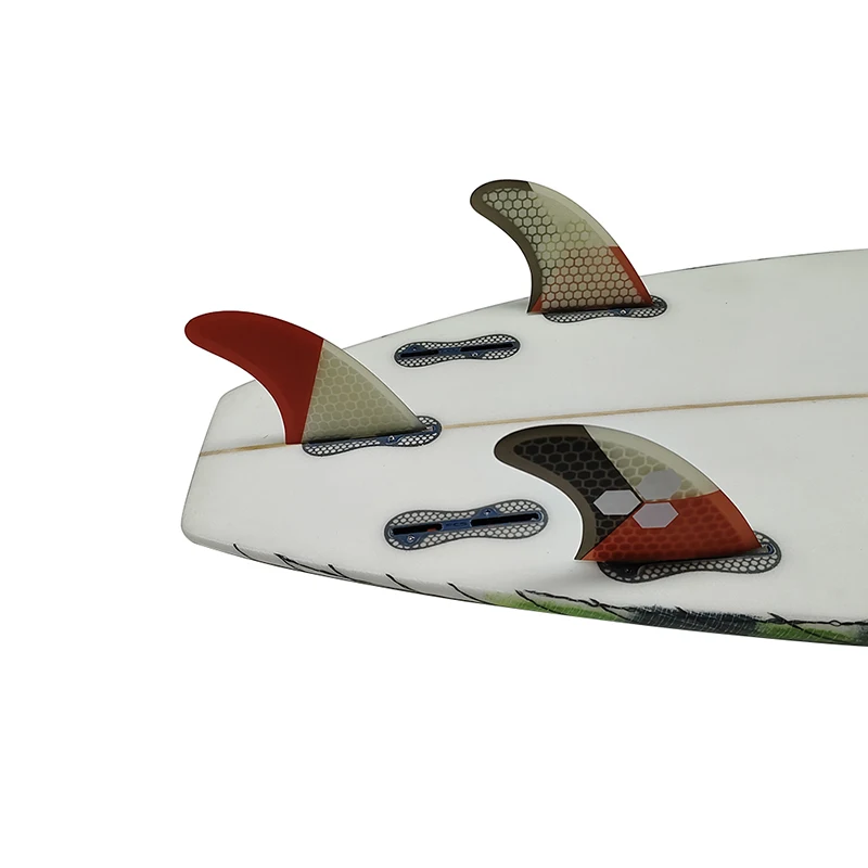 Surfboard Fins M Size Tri Fins Double Tabs 2 Surf Fins Surfboard Stabilizer UPSURF FCS 2 Fins Carbon Fiber Performance Core