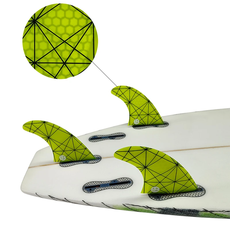 Surfboard Fins M Size Tri Fins Double Tabs 2 Surf Fins Surfboard Stabilizer UPSURF FCS 2 Fins Carbon Fiber Performance Core