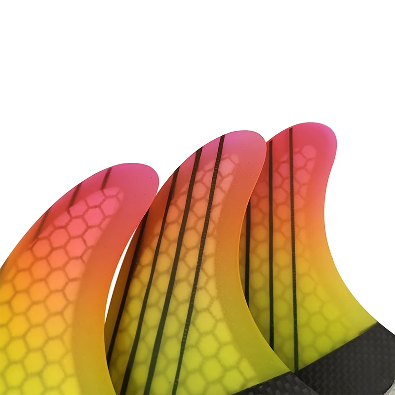 Surfboard Fins M Size Tri Fins Double Tabs 2 Surf Fins Surfboard Stabilizer UPSURF FCS 2 Fins Carbon Fiber Performance Core