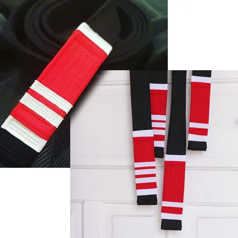 Width 4.5cm Brazilian Jiu-Jitsu Black Belt Adult BJJ Master Instructor Level System A0 A1 A2 A3 A4 A5 Hard Customize