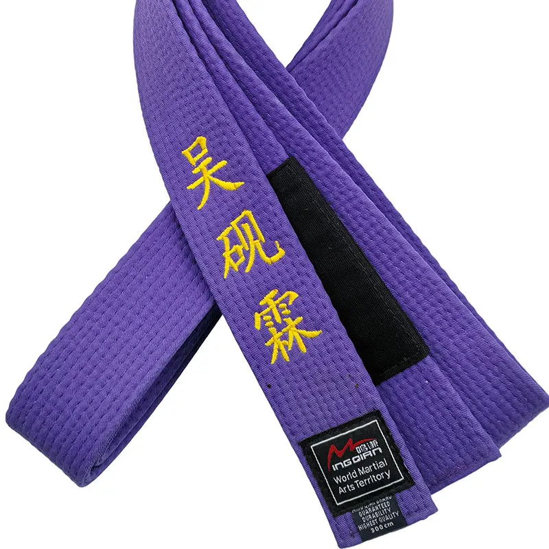 Width 4.5cm Brazilian Jiu-Jitsu Black Belt Adult BJJ Master Instructor Level System A0 A1 A2 A3 A4 A5 Hard Customize