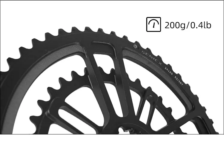 SENICX PR3 High-Quality Road Bicycle Crankset 165/170/172.5/175mm Chain 46-30T/50-34T/52-36T Aluminum Cranks for Road Bike