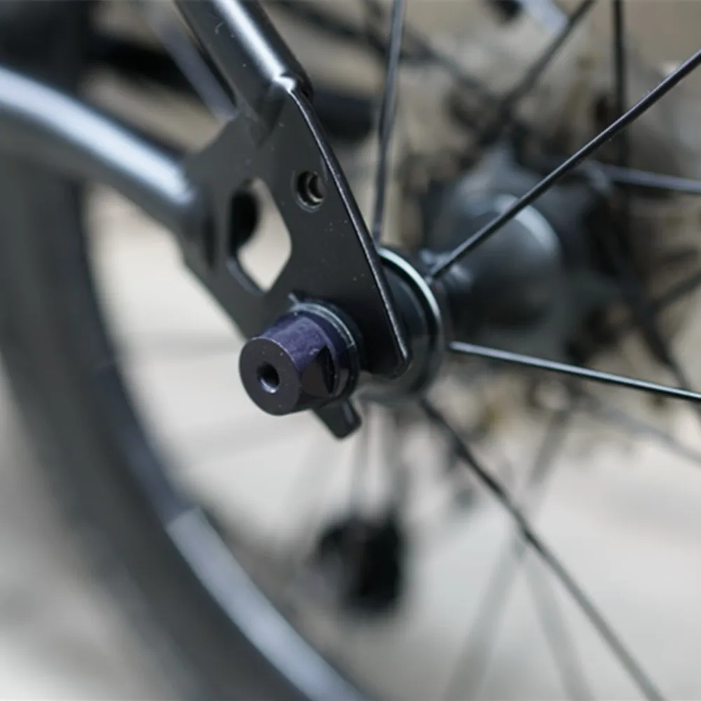 Folding bike front and rear hub titanium shaft for brompton P line hub titanium axle