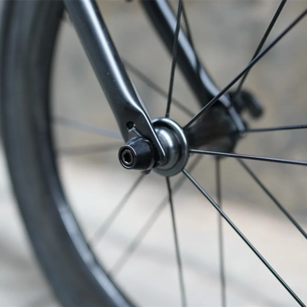 Folding bike front and rear hub titanium shaft for brompton P line hub titanium axle