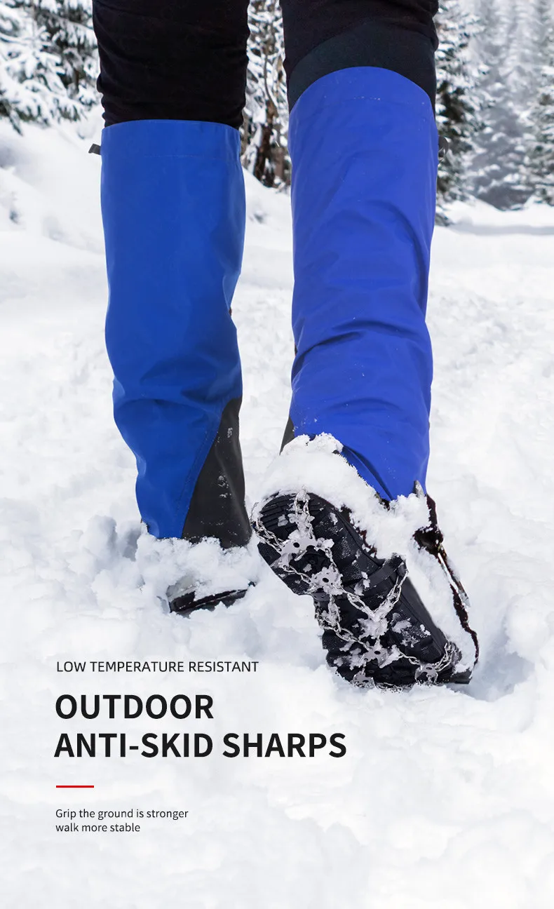 Naturehike-Non Slip Climbing Crampons Cleats Shoe Cover Ice Gripper for Spikes Hiking Winter Manganese Steel Outdoor Cleats Shoe