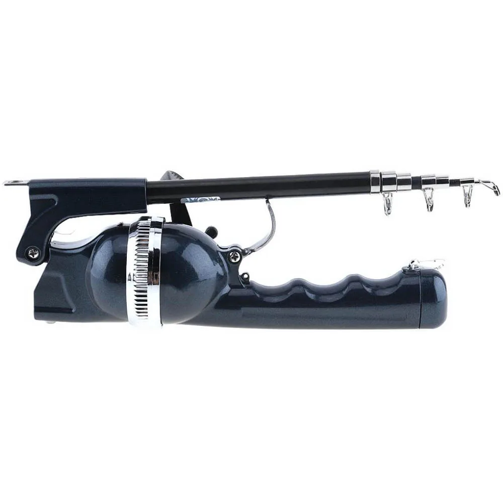 1.4m Fiber Foldable Sea Fishing Rod Built-in Fishing Reel Set with 80m Line Travel Portable Lure Pole Saltwater Winter Ice Rods