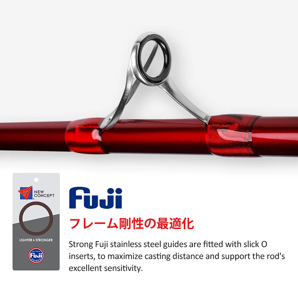 NOEBY Fishing Rod Surf 397BX 428BX 3 Section Fuji Parts Carbon Surf Fishing Rod Sinker 100-260g JAPAN Long Casting Surf Rods