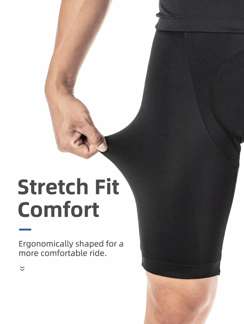 ROCKBROS Unisex Cycling Shorts Pro Bike Team Summer Cycling Short Tights Bicycle MTB Road Bike Trousers Bib Shorts 3D Gel Pad