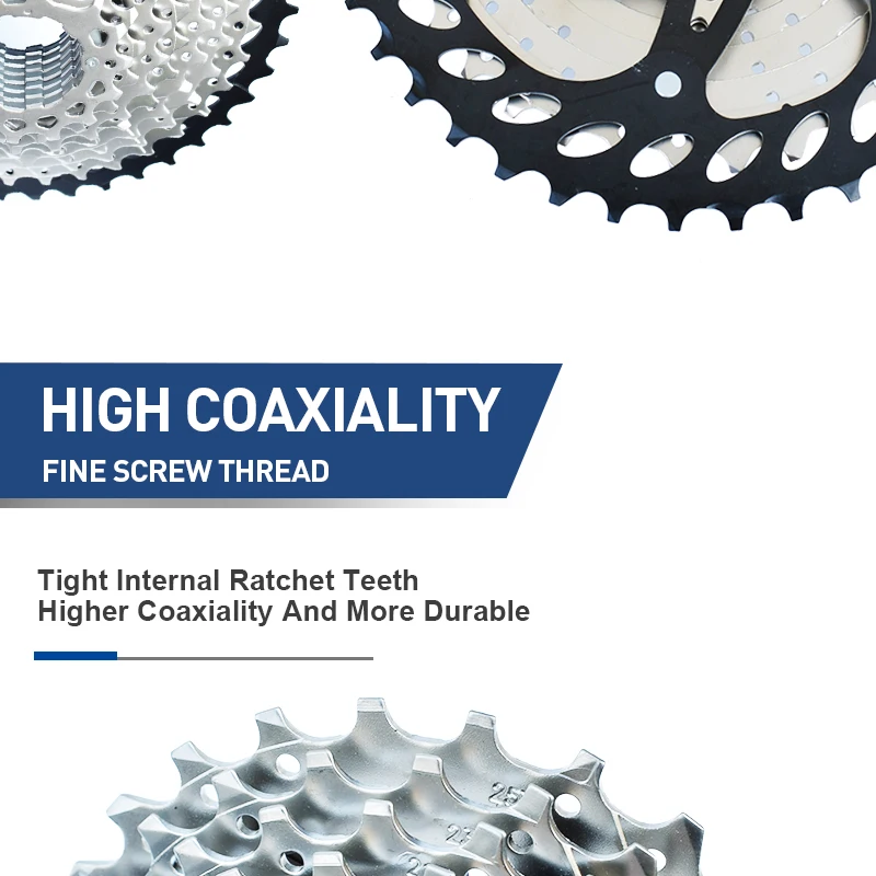VG Sports All Size Road Bike 8 9 10 11 Speed Velocidade Bicycle Freewheel 11-25T/28T/32T/36T Bicycle Cassette Freewheel Sprocket