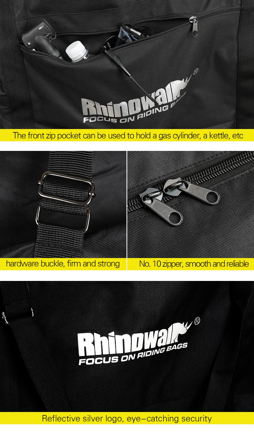 Rhinowalk Folding Bike Carry Bag 26"-29" Big Capacity Bike Cover Outdoor Portable Bicycle Packing Storage Carrier Travel Bag