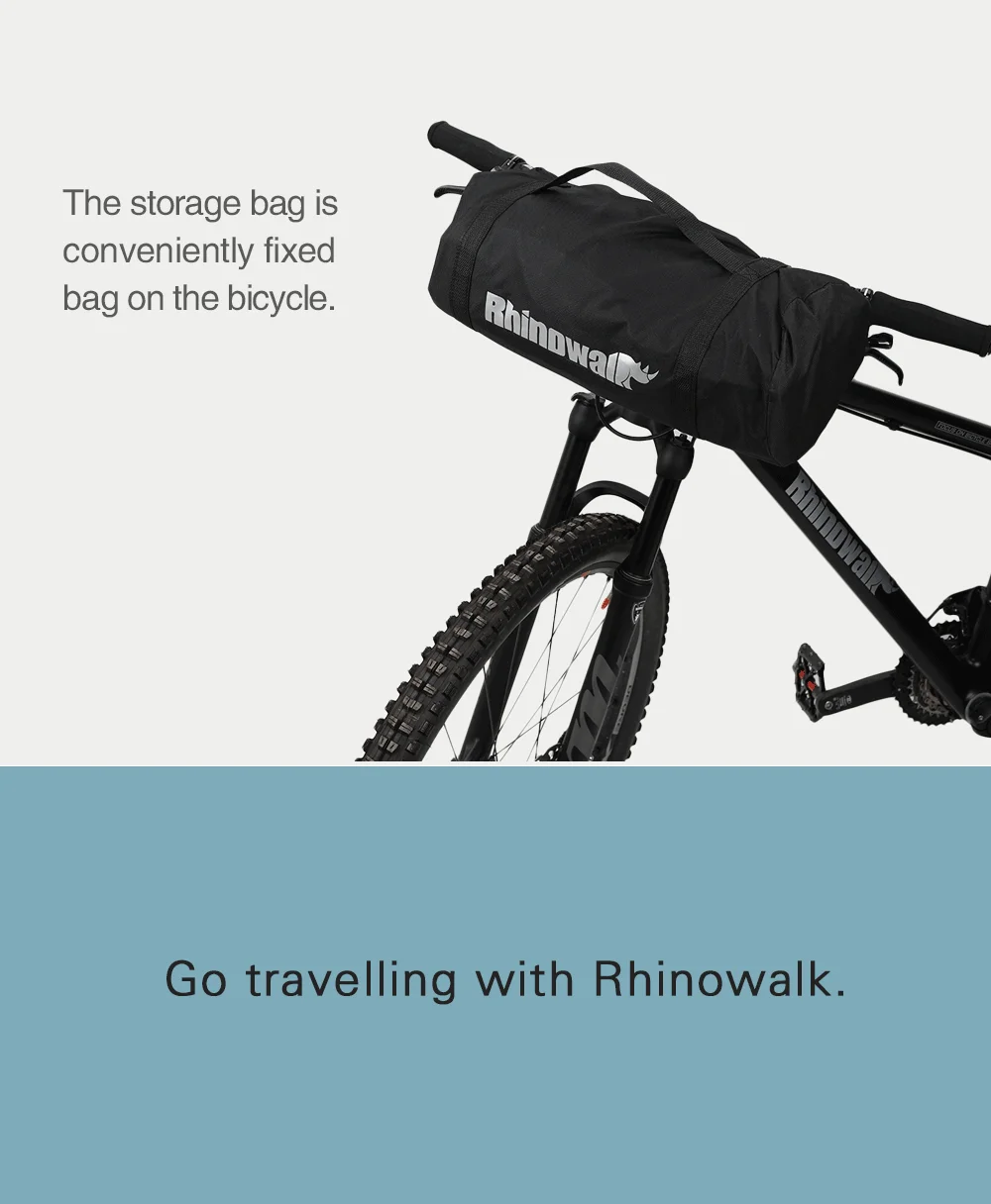 Rhinowalk Folding Bike Carry Bag 26"-29" Big Capacity Bike Cover Outdoor Portable Bicycle Packing Storage Carrier Travel Bag