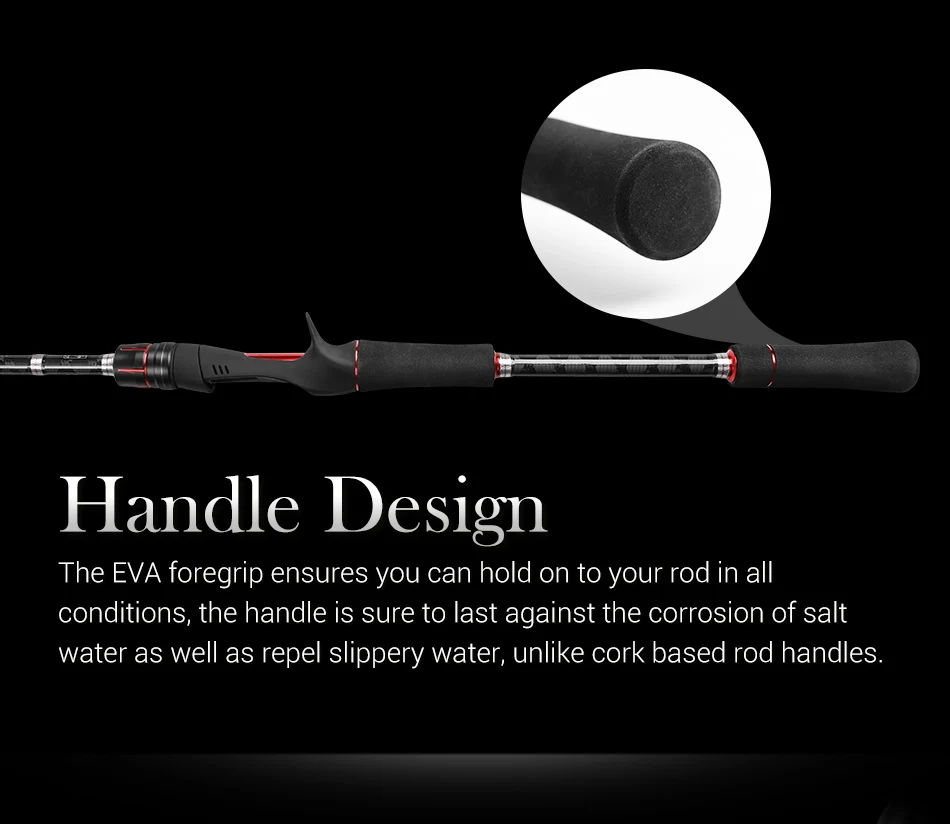 Noeby Spinning Casting Fishing Rod 2.13m 2.29m M MH Power 2 Section Freshwater Rods Lure Weight 7-35g for Bass Fishing Rod