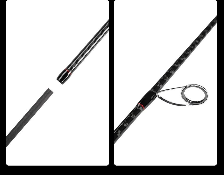 Noeby Spinning Casting Fishing Rod 2.13m 2.29m M MH Power 2 Section Freshwater Rods Lure Weight 7-35g for Bass Fishing Rod