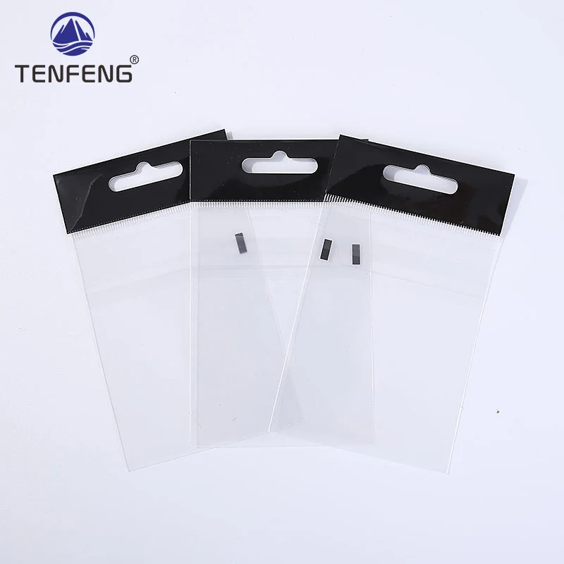 1000Pcs 7cm*12cm Fishing Hook Packing Bags Fishing Swivel Snap Small Bag Fishing Store Package Fishing Accessory Material Pesca