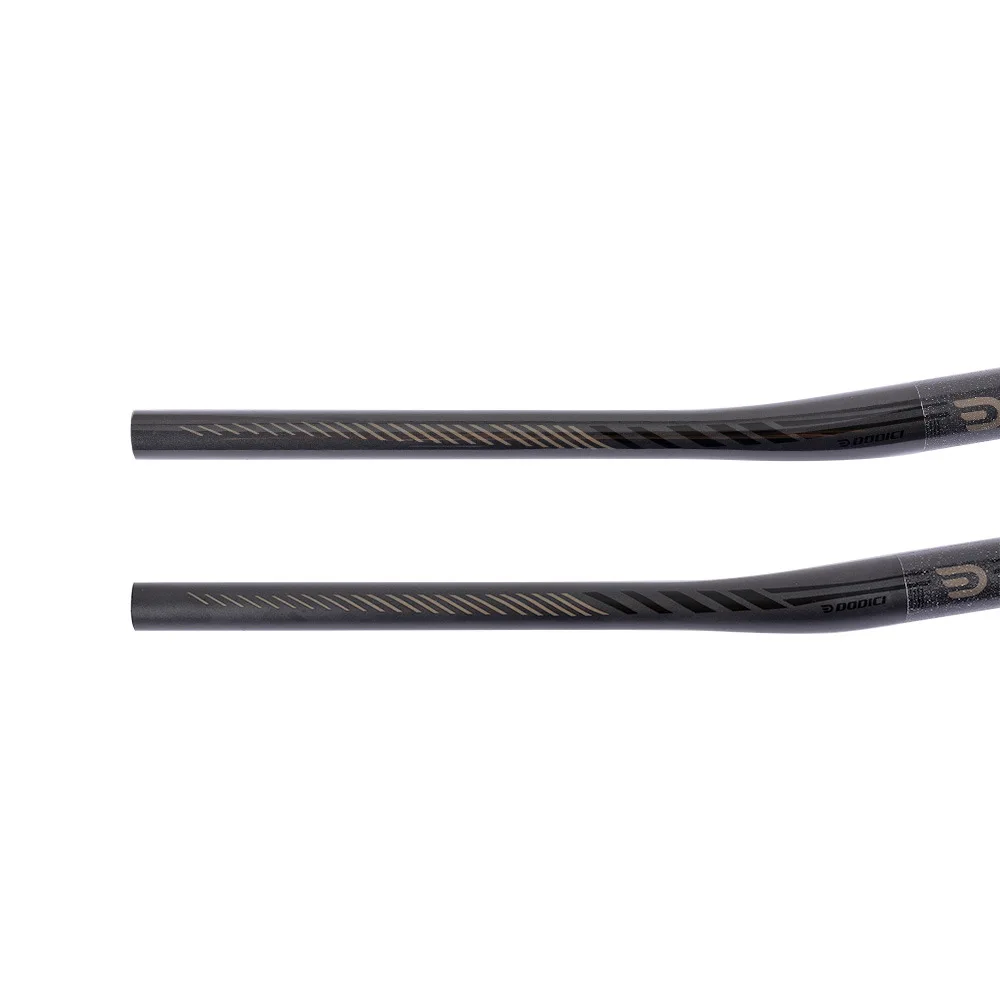 DODICI Full Carbon Fiber MTB Handlebar 720mm/740mm/760mm 9° Rise 5mm for XC Mountain Bike Bicycle Straight Handlebar Ultra-Light