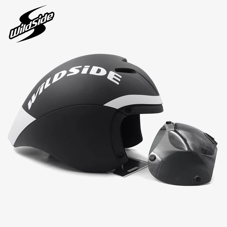 TT Cycling Helmet Lens Goggles Triathlon Tri Aero Road Bike Helmet Timetrial Race Bicycle Helmet Men Casco Ciclismo Accessories