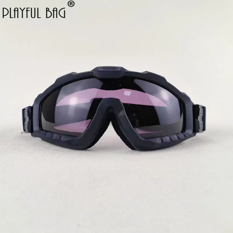 Paintball Airsoft Goggles Wargame Eye Protection Military Fans Goggles Outdoor Motorcycle Riding Windproof Glasses QG250S