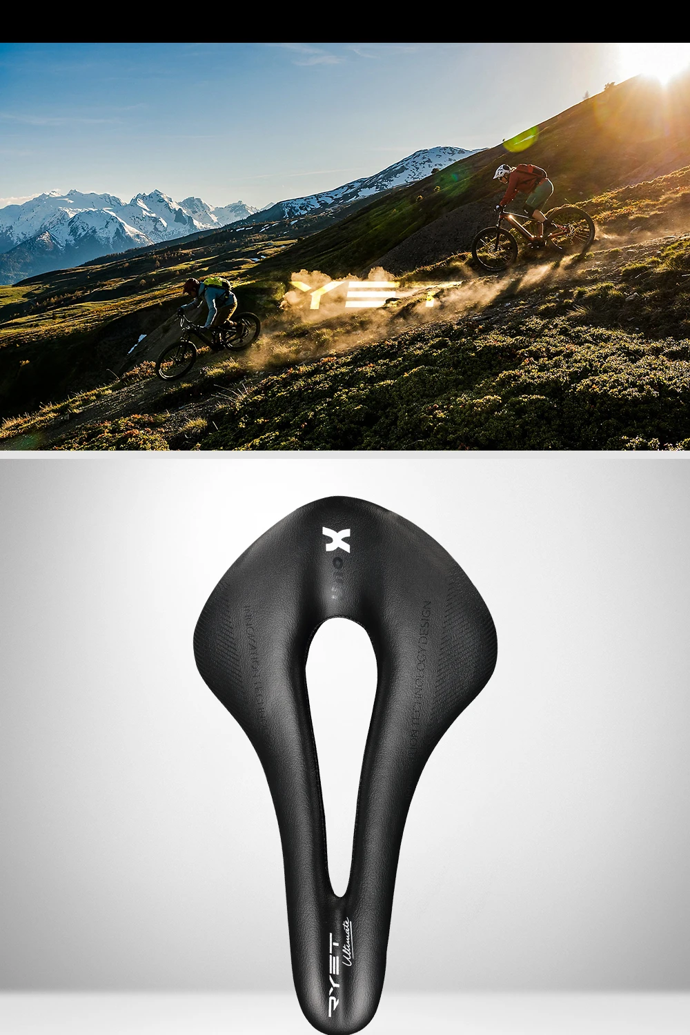 RYET Carbon Leather Saddle Ultralight Road Bike MTB Racing Pu Soft Seat Cushion Bicycle OVAL RAIL7*9 Seating Cycling Accessories