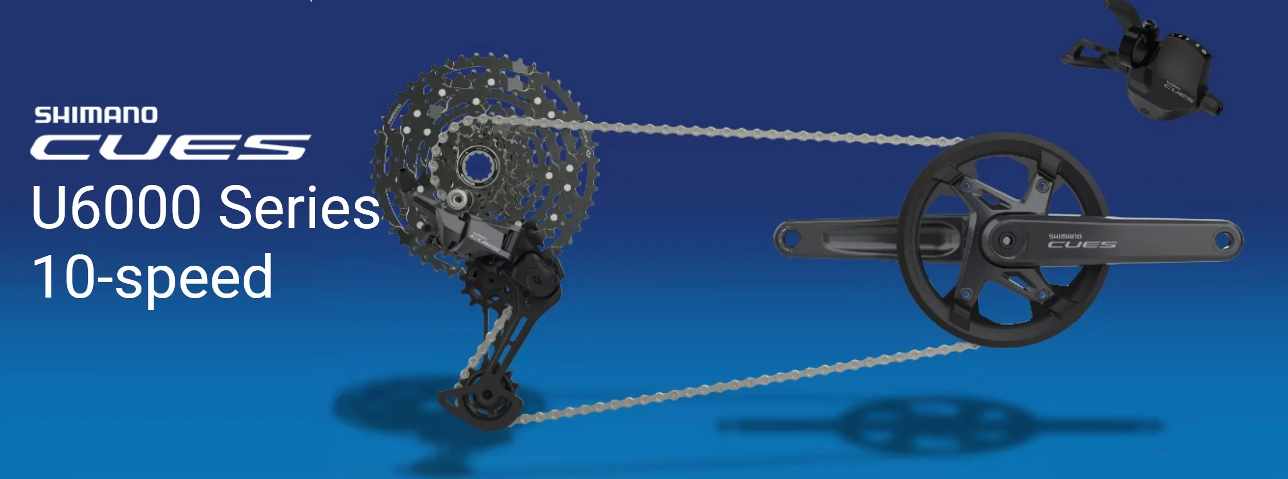 SHIMANO Groupset CUES U6000 CRANKSET FC-U6000-1 and Bottom Bracket BB-MT500-PA BB-MT501 Original Parts
