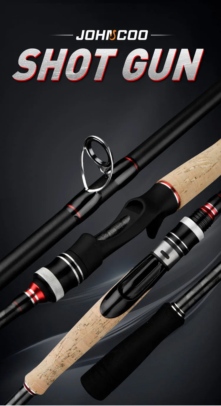 Lure fishing rod 2.28m,2.4m XH XXH Fast Action 40LB 2sections Jerkbait Fishing Rod Carbon Spinning Casting Rod for Big Game