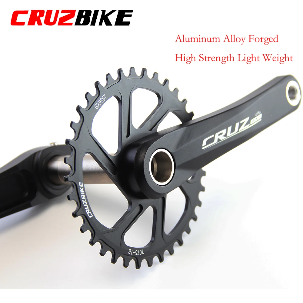 CRUZbike MTB Mountain Bike Kid's Bicycle Crankset Crank 155/160/165/170/175mm Aluminum Alloy with Chainring 30/32/34/36/38T