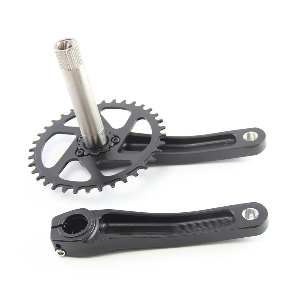 CRUZbike MTB Mountain Bike Kid's Bicycle Crankset Crank 155/160/165/170/175mm Aluminum Alloy with Chainring 30/32/34/36/38T