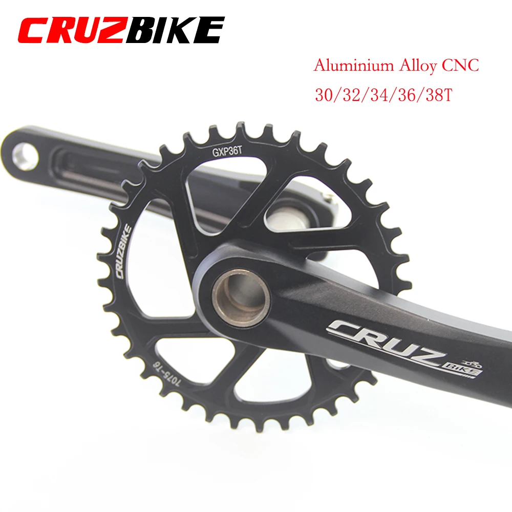 CRUZbike MTB Mountain Bike Kid's Bicycle Crankset Crank 155/160/165/170/175mm Aluminum Alloy with Chainring 30/32/34/36/38T