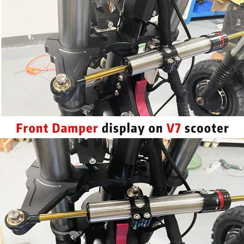 Directional Steering Damper For Inxing V7 V5 Electric Scooter Spare Parts Universal Motorcycle Steering Damper Stability Safety