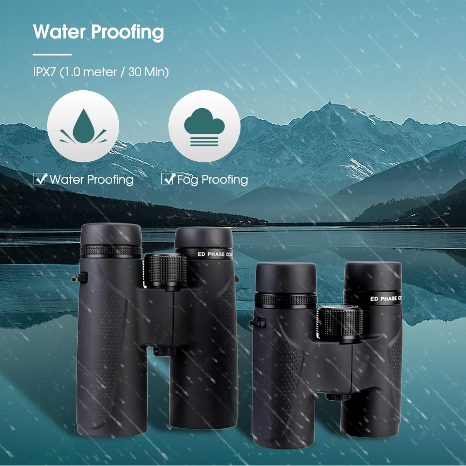 Svbony SV202 8X32/8x42/10x42/10x50 ED Binoculars IPX7 Magnesium Alloy Body BaK4 Binoculars Highy Qualit for Stargazing Camping
